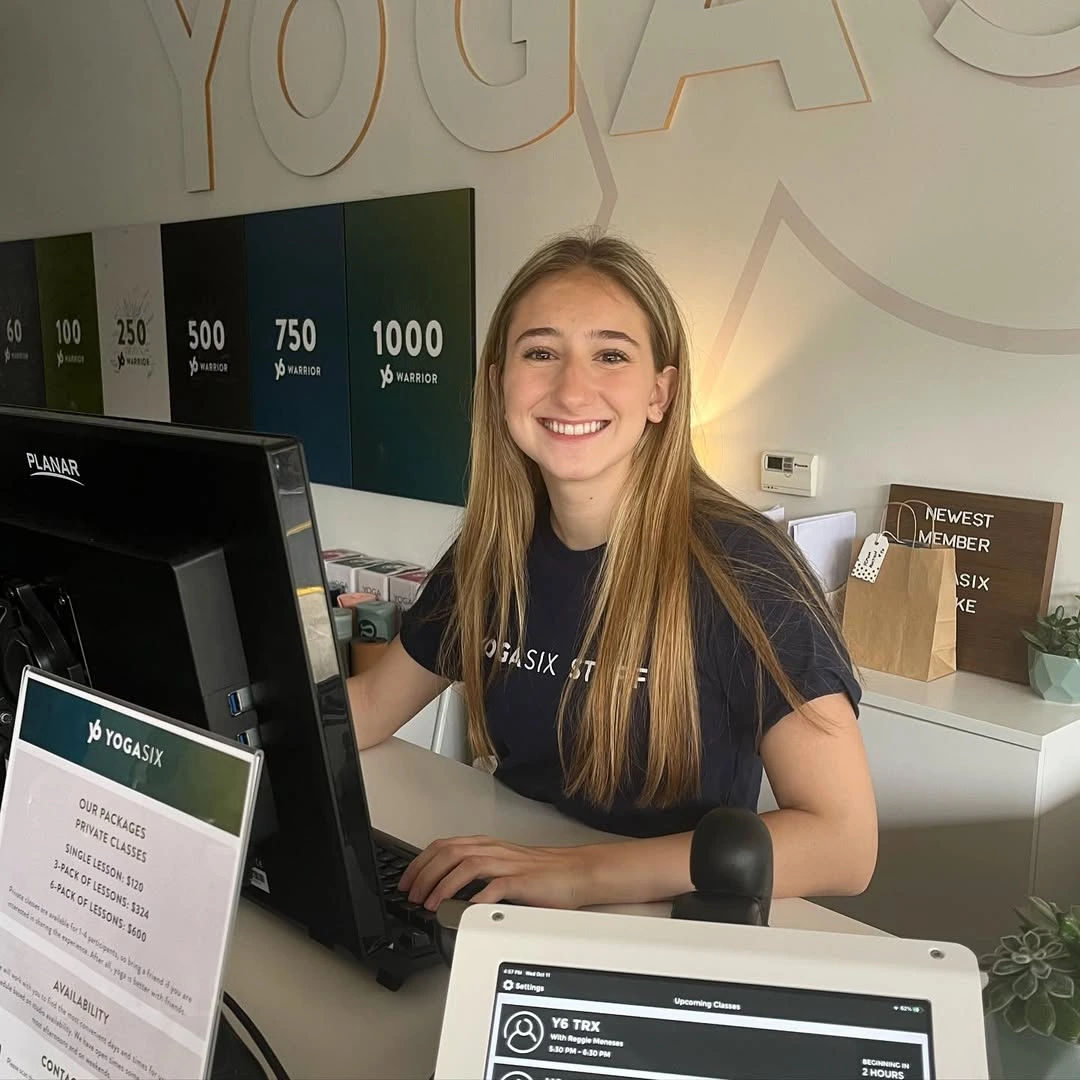 our hard working wellness advisor, Amelia!